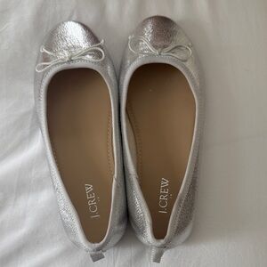 Jcrew kids silver shoes 1 Crewcuts
